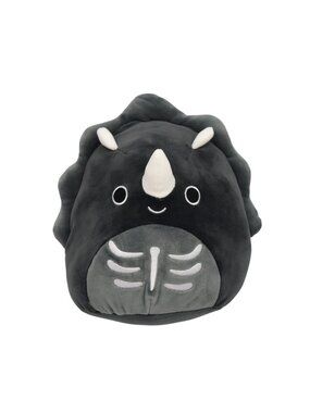 Squishmallows Diesel The Triceratops Halloween Plush Black 8 Inch Stuffed Animal